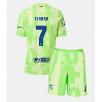 Barcelona Ferran Torres #7 Replica Third Minikit 2024-25 Short Sleeve (+ pants)